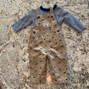 Carter’s Overall & Shirt set